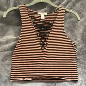 F-21 Strappy Crop Top